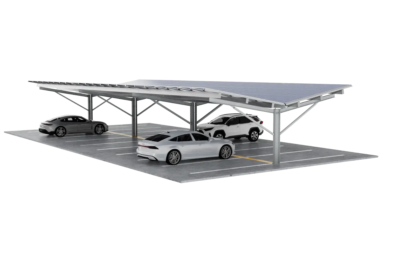 Ypsilon Presentation Render Bluetop Ypsilon solar carport system