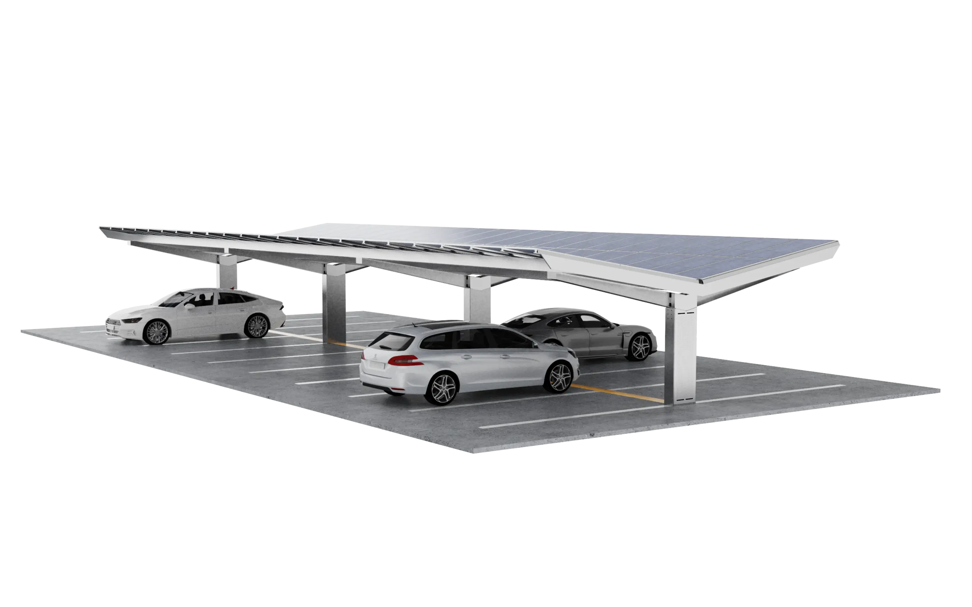 _Kaufland.1 Bluetop Opti solar carport system