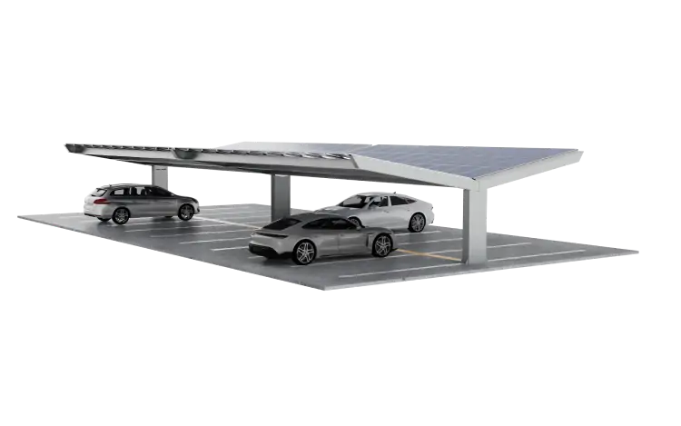 _Kaufland.4 Bluetop Long Span Solar Carport System