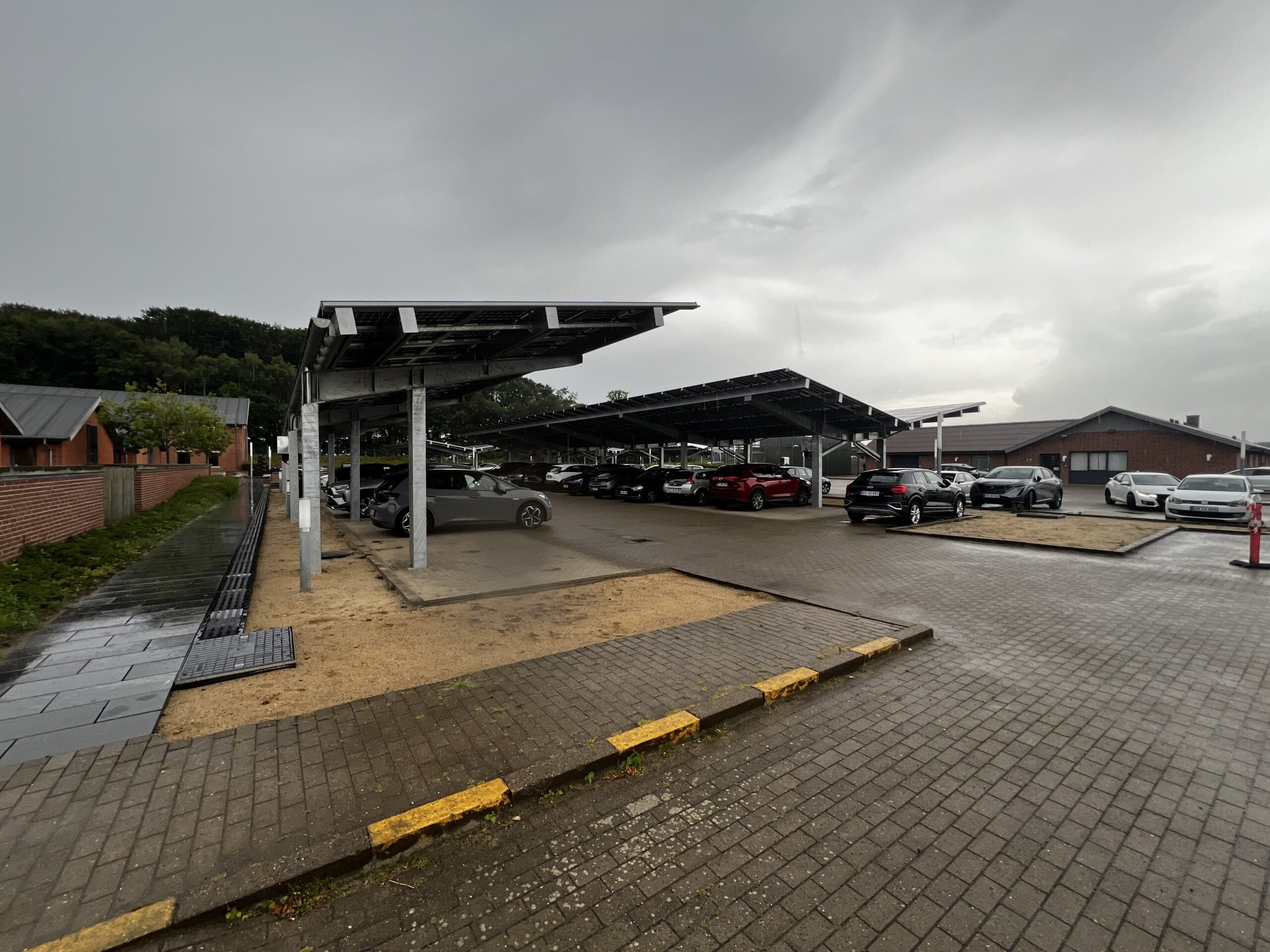 JN-Data-4 Solar canopy system by Bluetop Solar Parking at JN Data Denmark